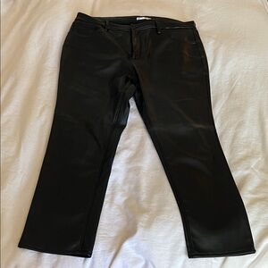 Good American Black Straight Leg Pants